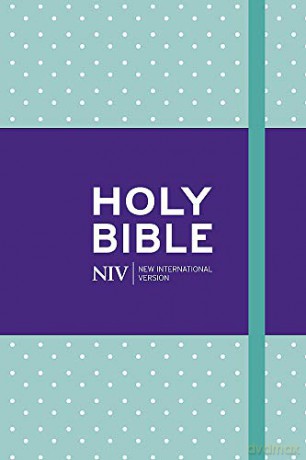 NIV Pocket Mint Polka-Dot Notebook Bible - New International Version [KSIĄŻKA]