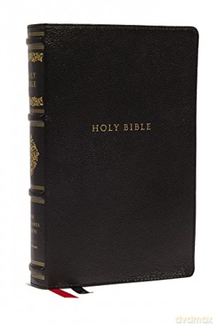 NKJV, Personal Size Reference Bible, Sovereign Collection, Genuine Leather, Black, Red Letter, Thumb Indexed, Comfort Print: Holy Bible, New King James Version - Bibles - Thomas Nelson [KSIĄŻKA]