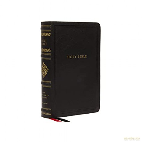NKJV, Personal Size Reference Bible, Sovereign Collection, Leathersoft, Black, Red Letter, Comfort Print: Holy Bible, New King James Version - Bibles - Thomas Nelson [KSIĄŻKA]