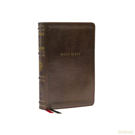 NKJV, Personal Size Reference Bible, Sovereign Collection, Leathersoft, Brown, Red Letter, Comfort Print: Holy Bible, New King James Version - Bibles - Thomas Nelson [KSIĄŻKA]