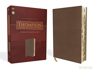 NKJV, Thompson Chain-Reference Bible, Leathersoft, Brown, Red Letter, Thumb Indexed: New King James Version, Brown, Leathersoft, Red Letter, Thompson Chain-reference Bible [KSIĄŻKA]