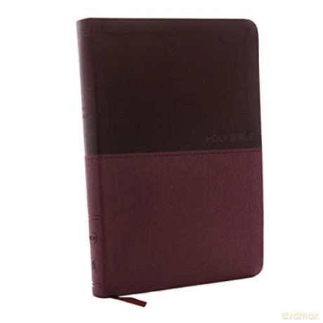 NKJV, Value Thinline Bible, Large Print, Imitation Leather, Burgundy, Red Letter Edition: Holy Bible, New King James Version - Thomas Nelson [KSIĄŻKA]