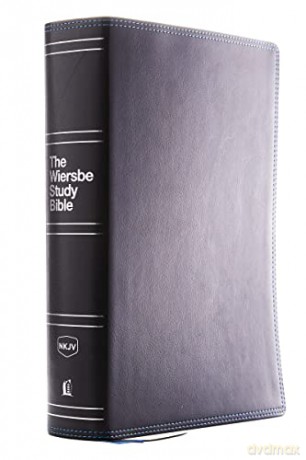 NKJV, Wiersbe Study Bible, Leathersoft, Black, Red Letter Edition, Comfort Print: Be Transformed by the Power of God's Word - Warren W. Wiersbe [KSIĄŻKA]