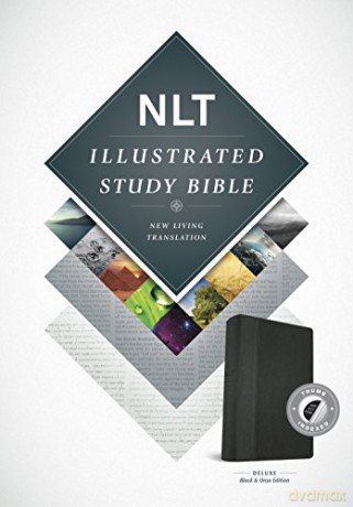 NLT Illustrated Study Bible, TuTune Black/Onyx Indexed - Tyndale Bibles [KSIĄŻKA]