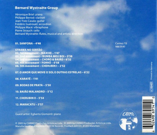 Bernard Wistraete Group: Strawa No Sertao [CD]