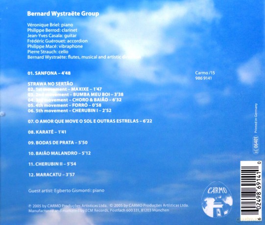 Bernard Wistraete Group: Strawa No Sertao [CD]