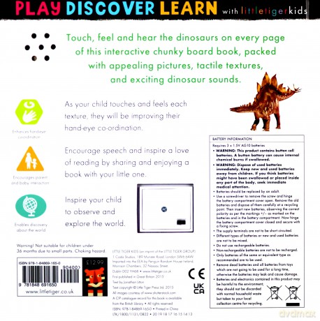Noisy Dinosaurs (Noisy Touch-and-Feel Books) - Jonathan Litton [KSIĄŻKA]