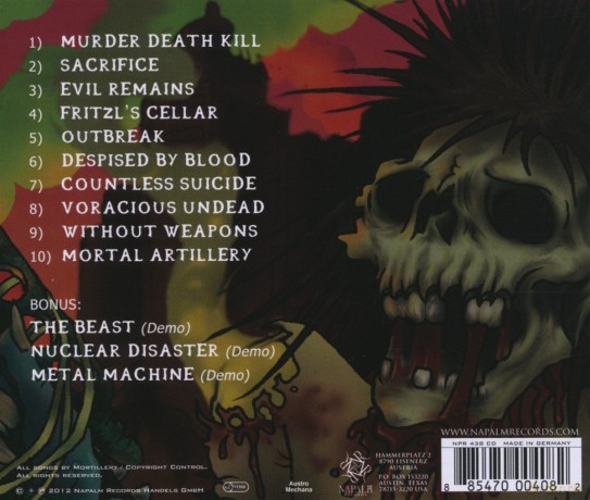 Mortillery: Murder Death Kill [CD]