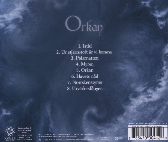 Vintersorg: Orkan [CD]