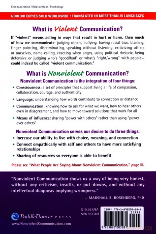 Nonviolent Communication -- A Language of Life: Life-Changing Tools for Healthy Relationships (Nonviolent Communication Guides) - Marshall B. Rosenberg [KSIĄŻKA]