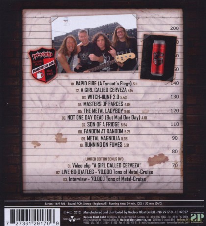 Tankard: A Girl Called Cerveza [CD]+[DVD]