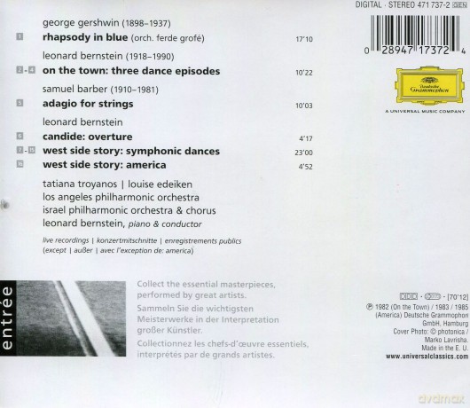 Bernstein L.: Entree [CD]