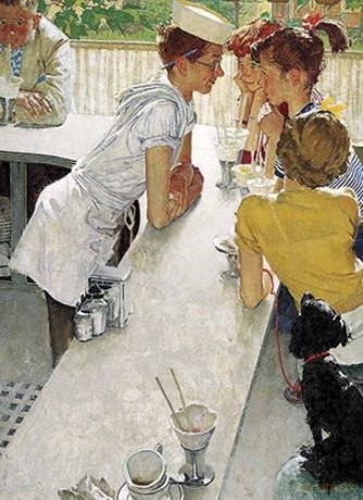 Norman Rockwell's Soda Jerk Notebook - Norman Rockwell [KSIĄŻKA]