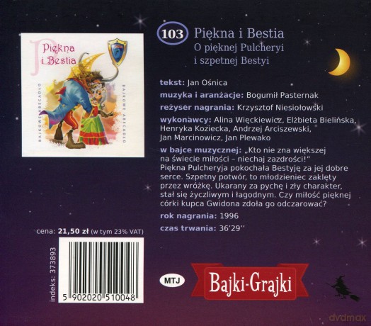 Piękna i Bestia [AUDIOBOOK] [CD]