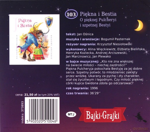 Piękna i Bestia [AUDIOBOOK] [CD]