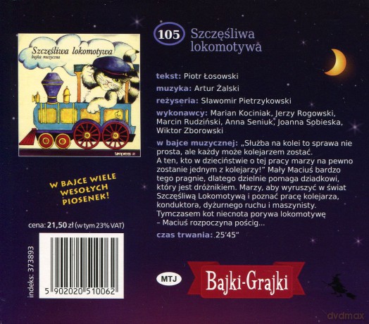 Szczęśliwa lokomotywa [AUDIOBOOK] [CD]