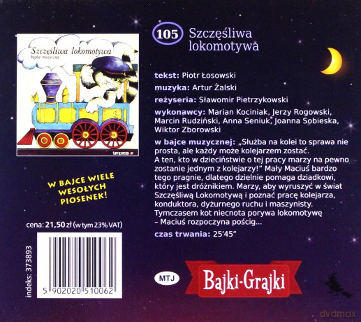 Szczęśliwa lokomotywa [AUDIOBOOK] [CD]