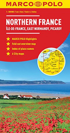 Northern France Marco Polo Map (Marco Polo Maps) - Marco Polo [KSIĄŻKA]