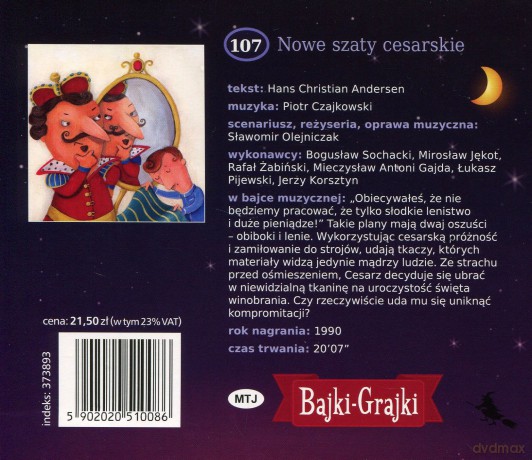Nowe szaty cesarskie [AUDIOBOOK] [CD]