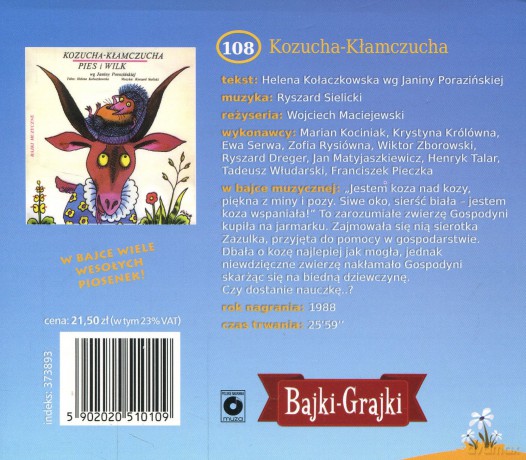 Kozucha-Kłamczucha [AUDIOBOOK] [CD]