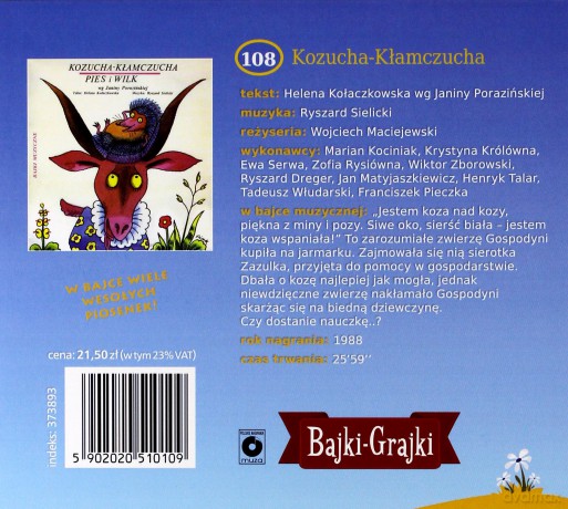 Kozucha-Kłamczucha [AUDIOBOOK] [CD]