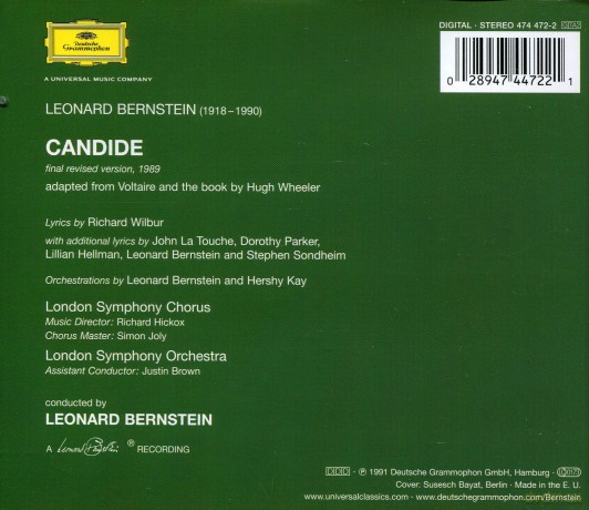 Bernstein Lso: Berstein Candide [2CD]