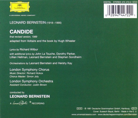 Bernstein Lso: Berstein Candide [2CD]