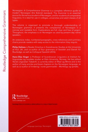 Norwegian: A Comprehensive Grammar (Routledge Comprehensive Grammars) - Philip Holmes [KSIĄŻKA]