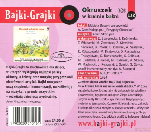 Okruszek w krainie baśni [AUDIOBOOK] [CD]