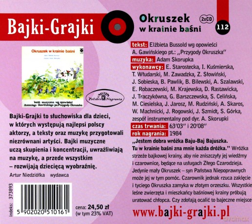 Okruszek w krainie baśni [AUDIOBOOK] [CD]