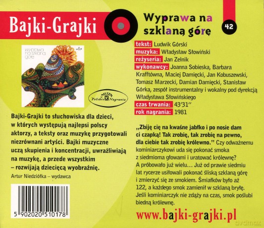 Wyprawa na szklaną górę [AUDIOBOOK] [CD]