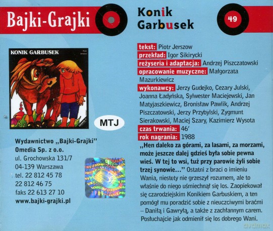 Konik Garbusek [AUDIOBOOK] [CD]