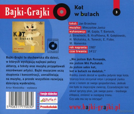 Kot w butach [AUDIOBOOK] [CD]