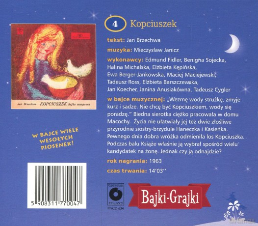 Kopciuszek [AUDIOBOOK] [CD]