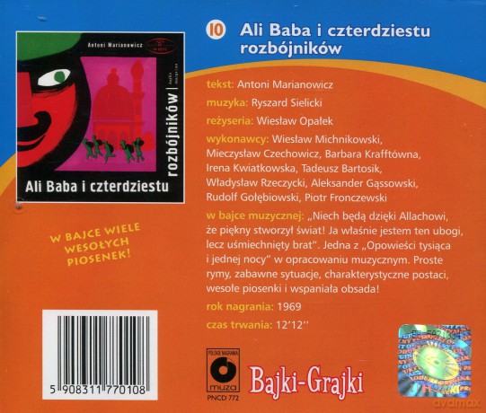 Ali Baba i czterdziestu rozbójników - Antoni Marianowicz [AUDIOBOOK] [CD]
