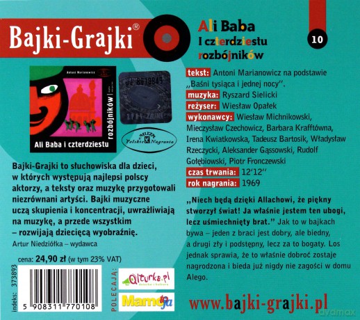 Ali Baba i czterdziestu rozbójników - Antoni Marianowicz [AUDIOBOOK] [CD]