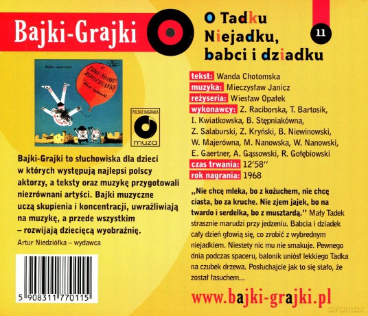 O Tadku niejadku, babci i dziadku [AUDIOBOOK] [CD]