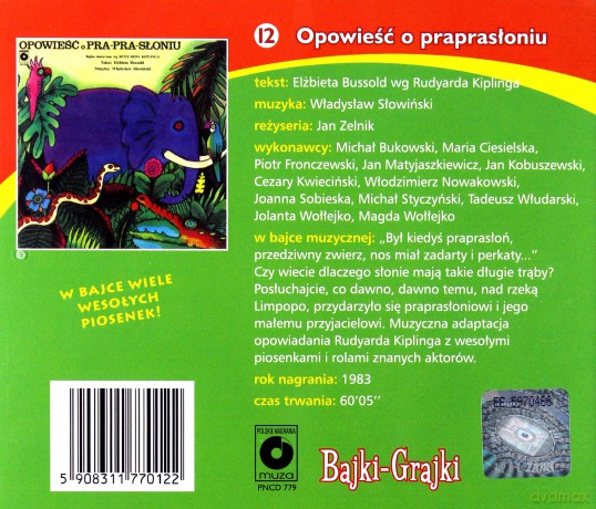 Opowieść o prasłoniu [AUDIOBOOK] [CD]