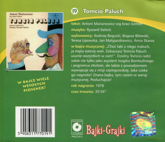 Tomcio Paluch - Antoni Marianowicz wg. braci Grimm [AUDIOBOOK] [CD]