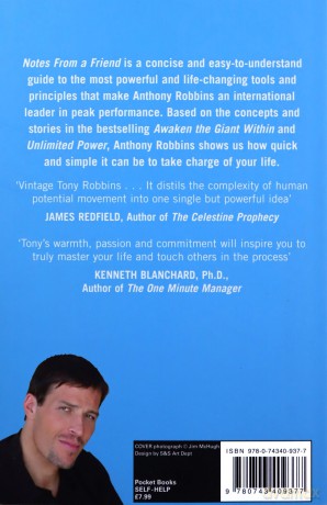 Notes From A Friend: A Quick and Simple Guide to Taking Charge of Your Life - Tony Robbins [KSIĄŻKA]