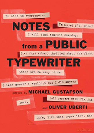 Notes from a Public Typewriter - Michael Gustafson [KSIĄŻKA]