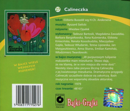 Calineczka [AUDIOBOOK] [CD]