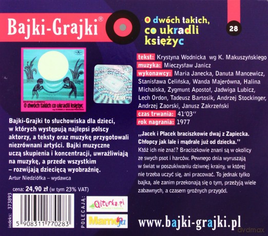 O dwóch takich, co ukradli księżyc [AUDIOBOOK] [CD]
