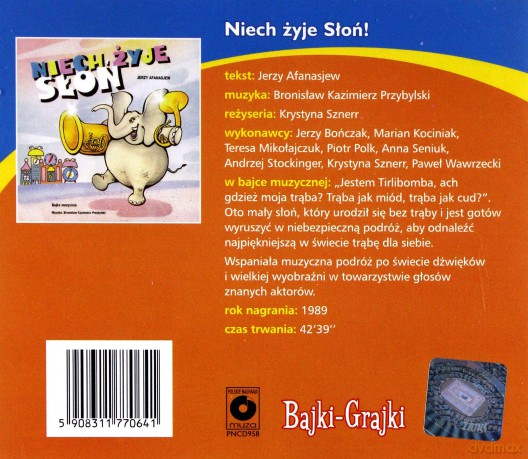 Niech żyje Słoń [AUDIOBOOK] [CD]