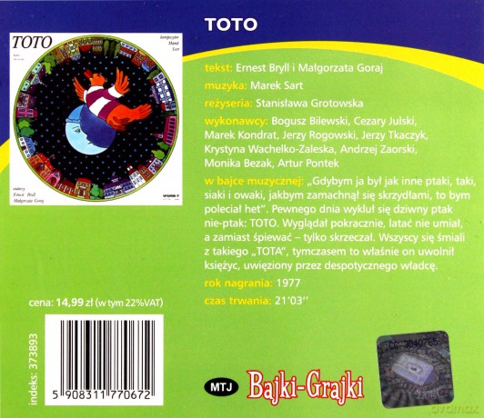 TOTO - Ernest Rryll i Małgorzata Goraj [AUDIOBOOK] [CD]
