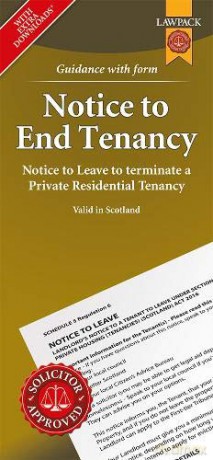 Notice to End Tenancy: How to use a Notice to Leave to terminate a Private Residential Tenancy in Scotland - Lawpack [KSIĄŻKA]