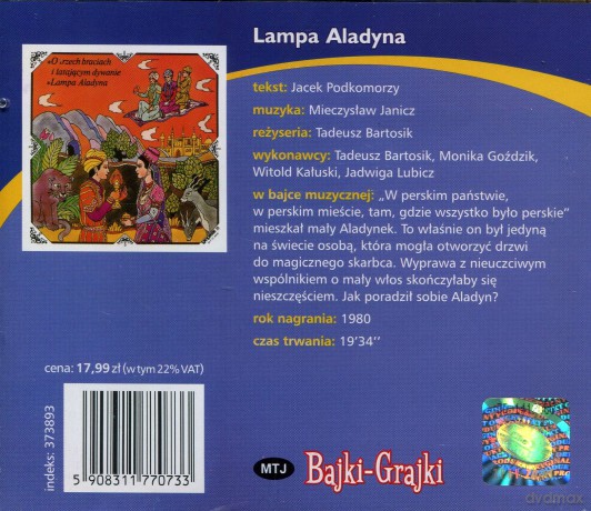 Lampa Aladyna [AUDIOBOOK] [CD]