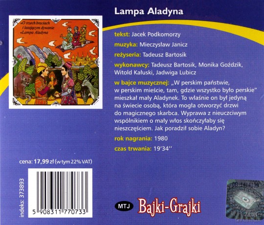 Lampa Aladyna [AUDIOBOOK] [CD]