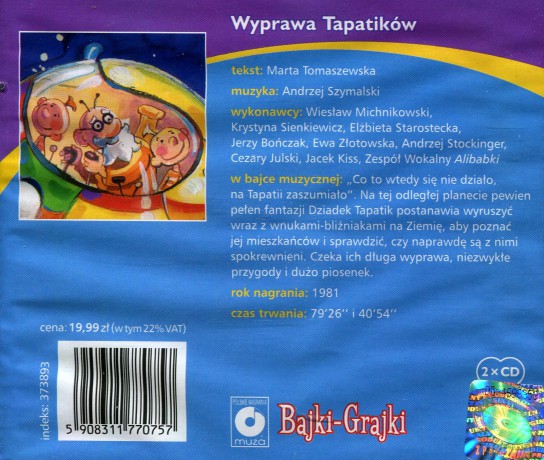 Wyprawa Tapatików [AUDIOBOOK] [CD]