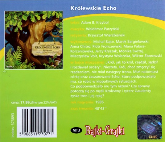 Królewskie Echo [AUDIOBOOK] [CD]